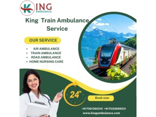 King Train Ambulance service in Dibrugarh provides the facility of fast transfer of patients