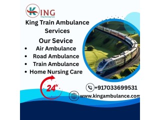 King Train Ambulance in Chennai provides complete healthcare services at your request