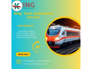 King Train Ambulance Service in Lucknow Transports Your Patient Quickly To Their Destination