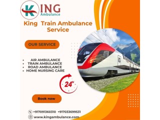 King Train Ambulance Service in Dibrugarh Provides the Facility of Transporting the Patient to Their Destination