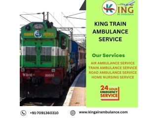 King ICU Train Ambulance in Ranchi Causing Nominal Complications during the Journey