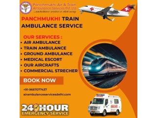 Panchmukhi Train Ambulance in Guwahati Offers 24/7 Medical Advice and Service