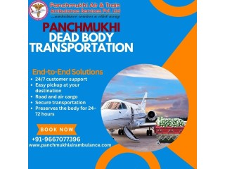 Panchmukhi Mortuary Box Transportation in Bangalore  Bodies are kept intact all along the way