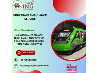 King Train Ambulance in Patna  Guaranteed Relocation Support Is Offered On Time