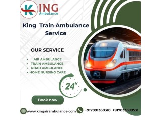 King Train Ambulance Service in Raipur transports your patientvery nominal cost.