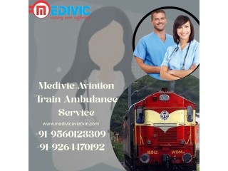 Medivic Aviation Train Ambulance Service in Raigarh is giving full effort for the patients