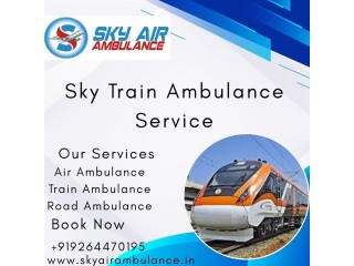 Sky ICU Train Ambulance in Ranchi  Safe Transfer of Patients
