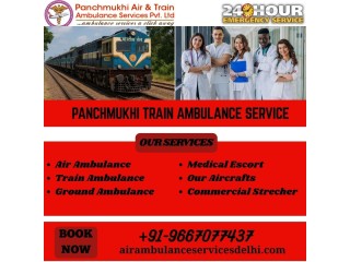 Panchmukhi Train Ambulance in Kolkata - Risk-Free Medical Transportation