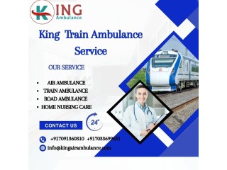 King Train Ambulance in Bhopal provides a life saving transport facility to your patient.