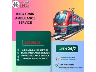 Pick King Train Ambulance Service in Delhi for Non- Stop and Secure Trip