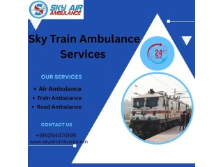Choose Sky Train Ambulance Services in Kolkata with High-Tech Medical Systems