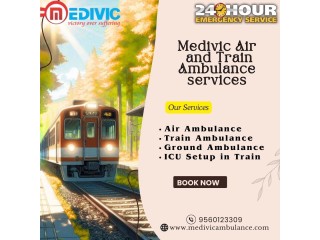 Medivic Train Ambulance in Ranchi ensures that you have fewer worries