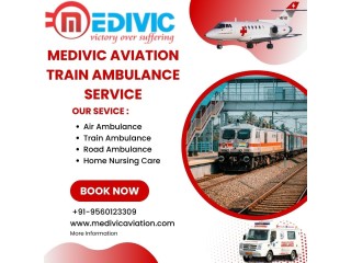 Medivic Aviation Train Ambulance in Kolkata Provides Quick Assistance in Emergencies