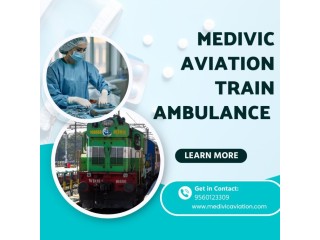 Medivic Aviation Train Ambulance Services in Bhopal provides advanced facilities