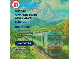 Medivic Aviation Train Ambulance in Kolkata Provides Quick Assistance in Patient Transfer