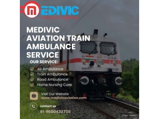Medivic Aviation Train Ambulance from Guwahati Is a Risk-Free Patient Transport Provider