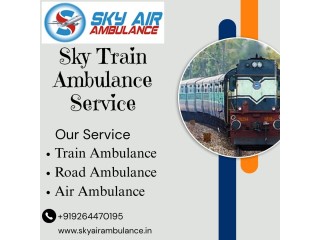Book Sky Train Ambulance Service in Raipur for Care Transfer of Patient