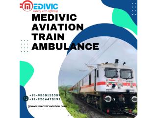 Medivic Aviation Train Ambulance Services in Dibrugarh provide skilled nurses with all the necessary items