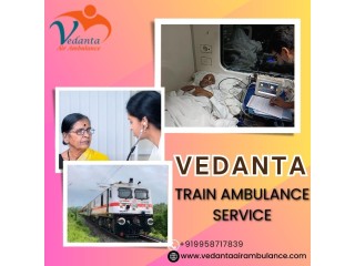 Through its Train Ambulance, Vedanta assists patients in connecting with reliable facilities in Bangalore