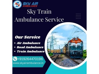 Get Sky Train Ambulance Service in Indore to transport your patient