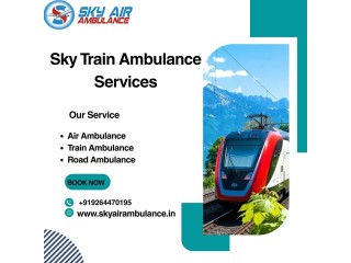 Book Sky Train Ambulance Services in Chennai, which are equipped with high-tech medical facilities