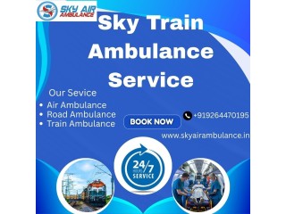 Book Sky Train Ambulance Service with Hi-Tech Medical Setup in Indore