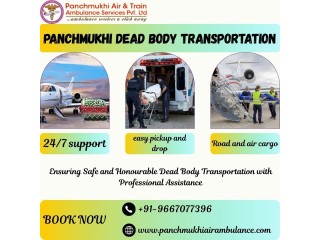 Panchmukhi Dead Body Ambulance in Bangalore Provides Specialized Corpse Facility