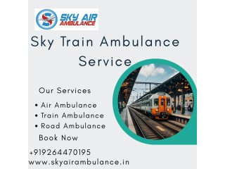 Sky Train Ambulance Services in Ranchi to transport your injured patient comfortably
