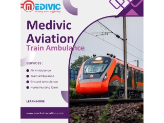 Medivic Aviation Train Ambulance Service in Patna provides AC coaches to our patients
