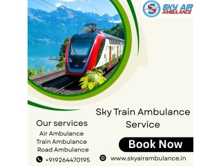 Use Sky Train Ambulance Service in Siliguri with High-Tech Medical Setup