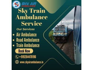 Choose Sky Train Ambulance Service in Raipur at Affordable Rates