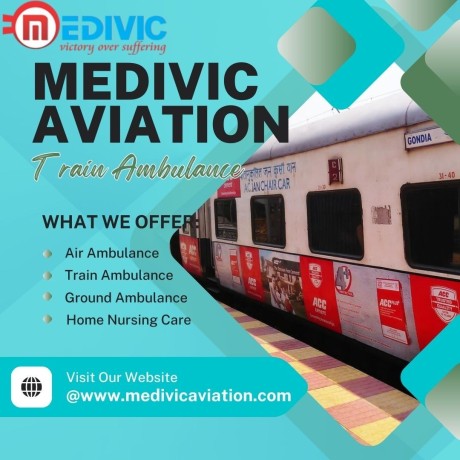 medivic-aviation-train-ambulance-service-in-varanasi-provides-amazing-facilities-big-0