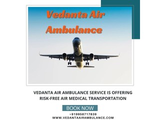Superior and Affordable Air Ambulance with Medical Team in Lucknow via Vedanta
