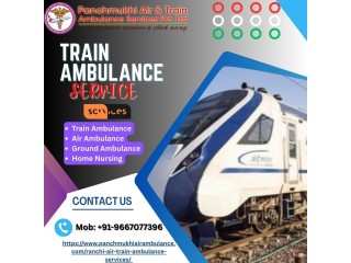 Get Panchmukhi Train Ambulance Service in Hyderabad to transport your injured patient across India.
