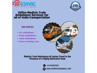 Get Easy Critical and Emergency Care Medivic Train Ambulance Services in Patna