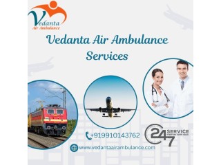 Book Vedanta Air Ambulance Service in Allahabad to transport the your patient safely