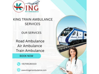 Book King Train Ambulance Service in Patna now to transport your critically ill patient to the hospital