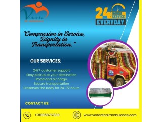 Vedantas Makes Dead Body Transportation Easier and Well-Cleaned in Patna