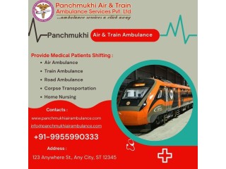 Panchmukhi Train Ambulance in Ranchi provide all medical transport requirements