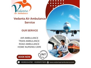 Book Vedanta Air Ambulance Service in Goa which transfers patients at the lowest rate