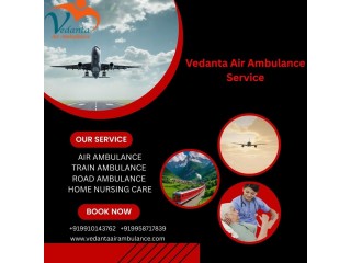 Vedanta Air Ambulance  in Gaya provides a well-equipped transfer facility to your el patient