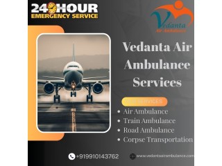 Get Vedanta Air Ambulance in Aurangabad for remarkable and efficient patient shifting