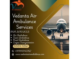 The Vedanta quickly starts transit and remains stable in Bikaner in an Air ambulance