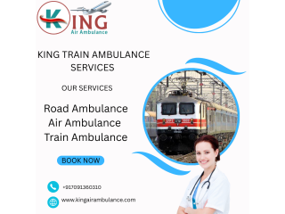 Book Now King Train Ambulance Service in Patna for Patient