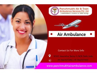 Get a Top-Level ICU Emergency Panchmukhi Air Ambulance in Bhubaneswar