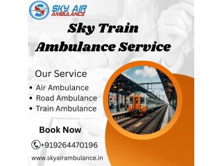 Sky Train Ambulance in Patna offers a dedicated service for transporting your injured patient.