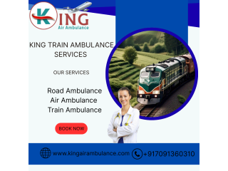 Get Now King Train Ambulance Service in Guwahati for Patient Care