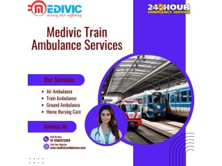 Medivic Train Ambulance offers qualified medical personnel and well-priced medical care in Guwahati