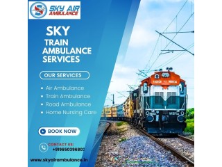 Sky Train Ambulance in Kolkata take care of patients during shifting