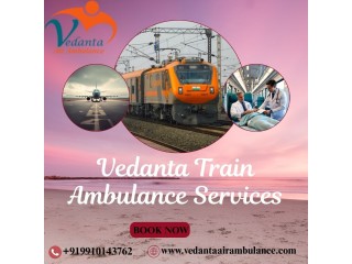 Book Vedanta Train Ambulance Service in Durgapur to Transfer Your Critical Patient